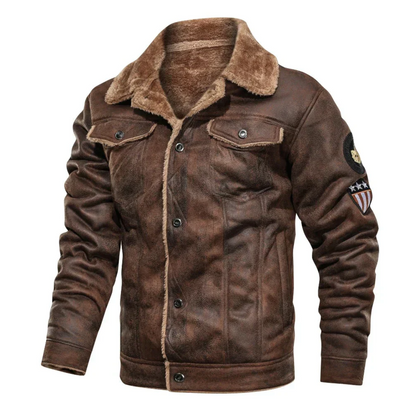 Flight Streak leather jacket