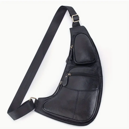 Leather shoulder bag | SYLT