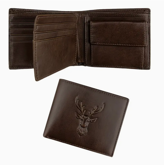 Leather RFID wallet for secure everyday protection