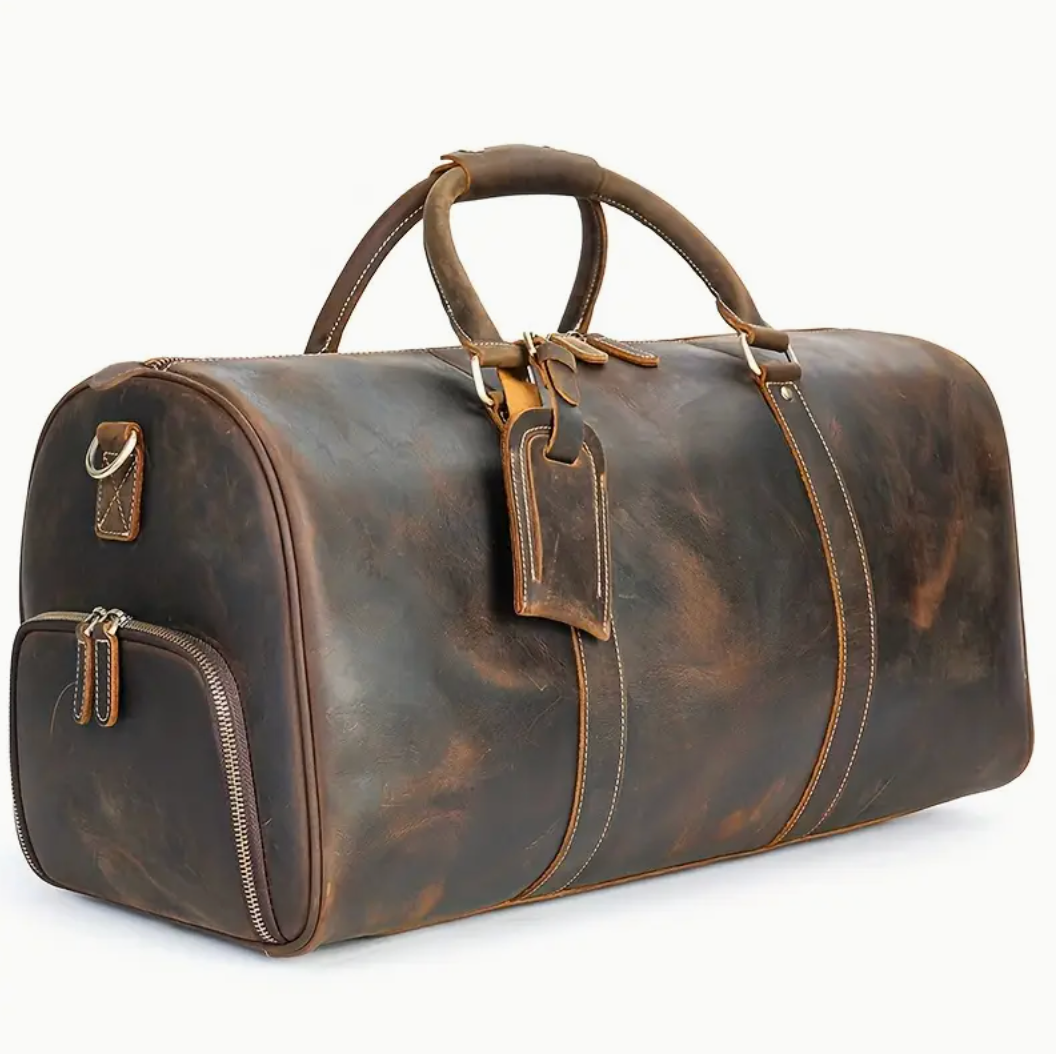 Leather luxury bag with secret storage compartment | SECRET BAG