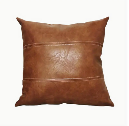 Zarino's leather pillowcase