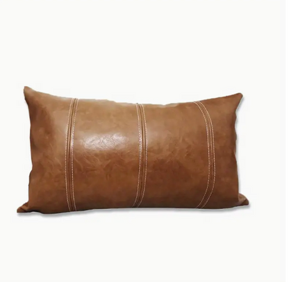Zarino's leather pillowcase