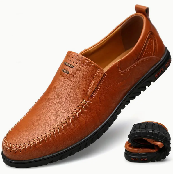 Zarino's Slip-On Leather Shoes