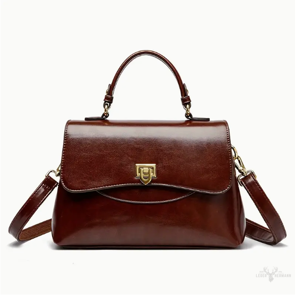 Chic leather handbag for formal occasions