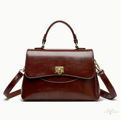 Chic leather handbag for formal occasions
