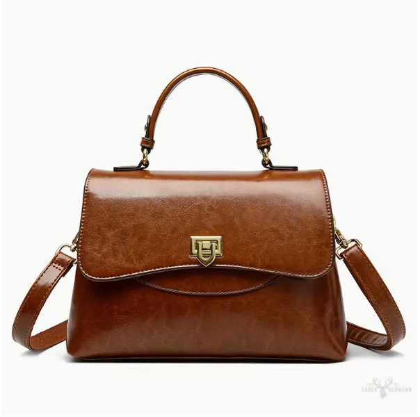 Chic leather handbag for formal occasions