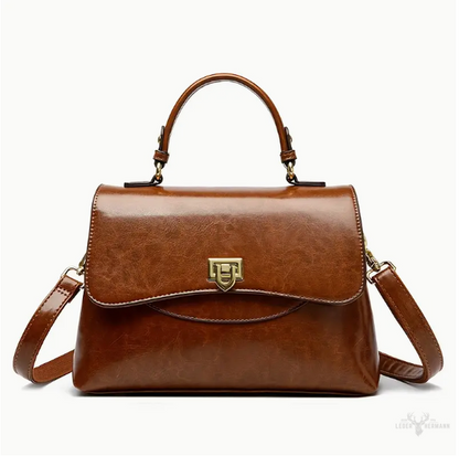 Chic leather handbag for formal occasions