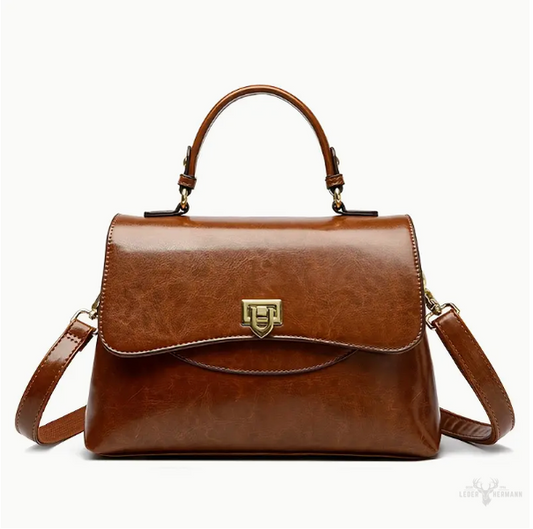 Chic leather handbag for formal occasions