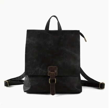 Retro Double Shoulder Bag with Strap