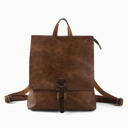 Retro Double Shoulder Bag with Strap