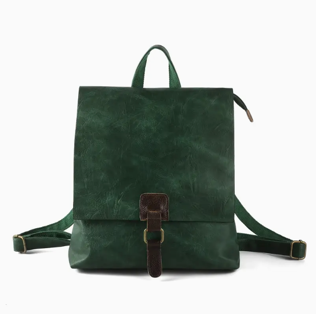 Retro Double Shoulder Bag with Strap