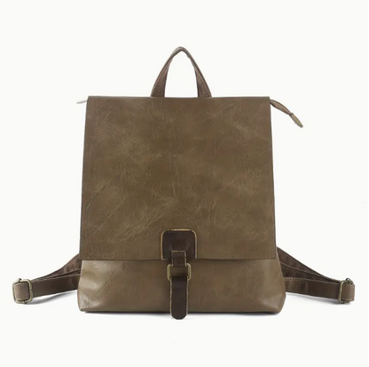 Retro Double Shoulder Bag with Strap