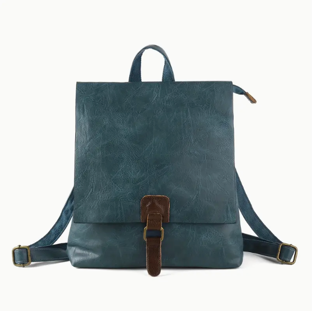 Retro Double Shoulder Bag with Strap