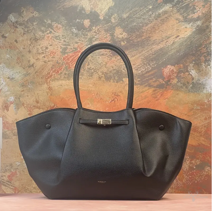 Elegant leather bag with large capacity