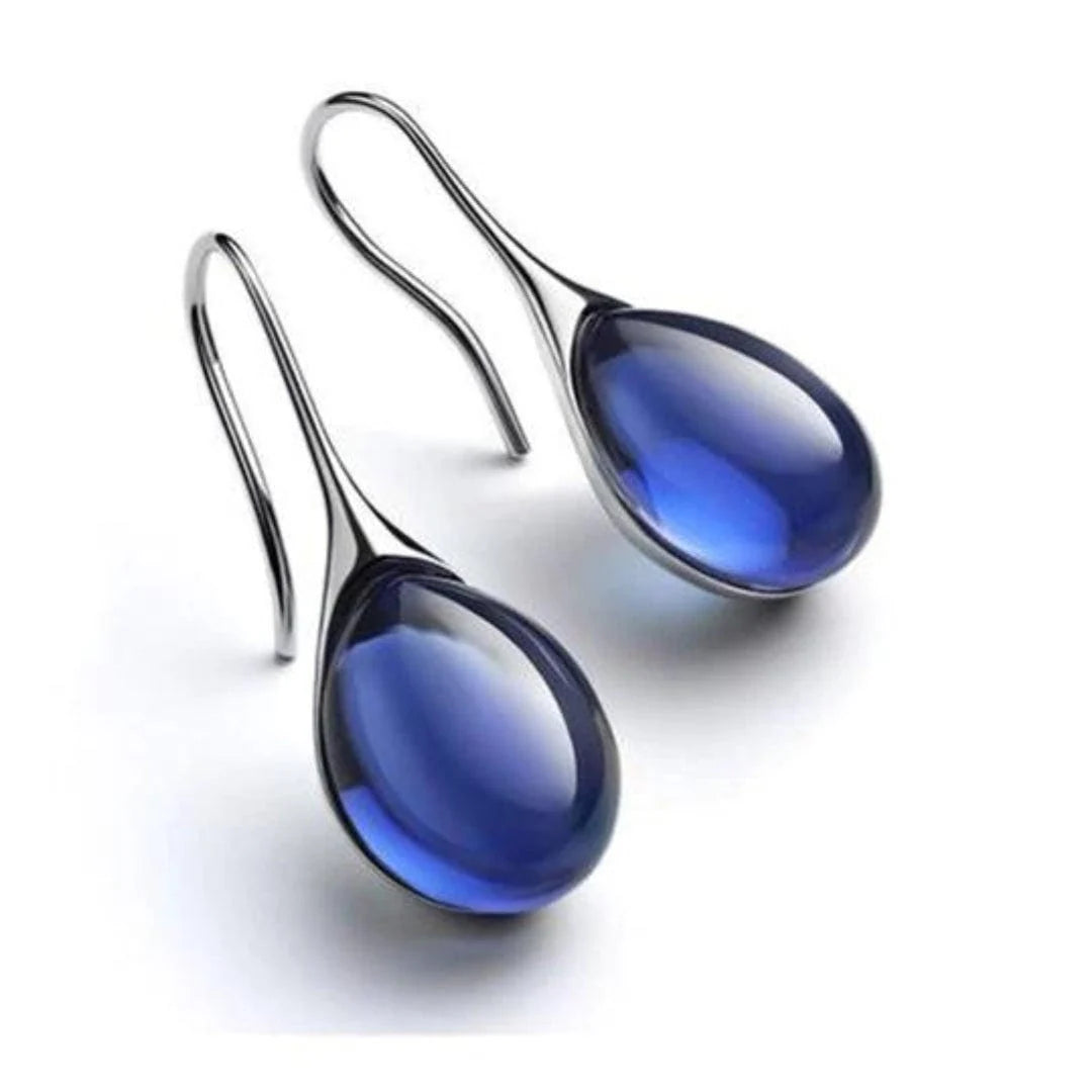 Minimalist Crystal Drop Earrings