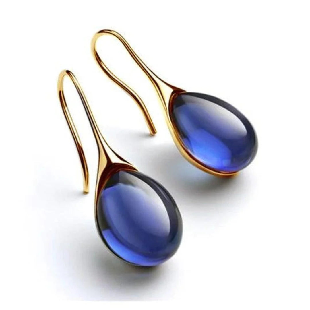 Minimalist Crystal Drop Earrings