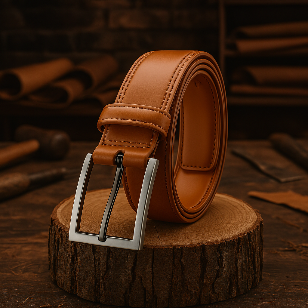 Zarino Leather Belt Classic light brown