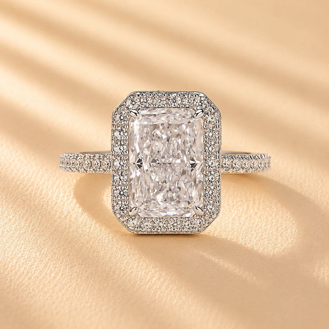 Radiant Cut Vintage Ring For Everyday Wear