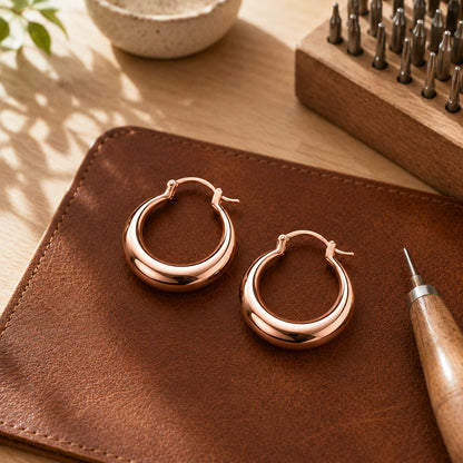 Zarinos's Hoop Copper Earrings