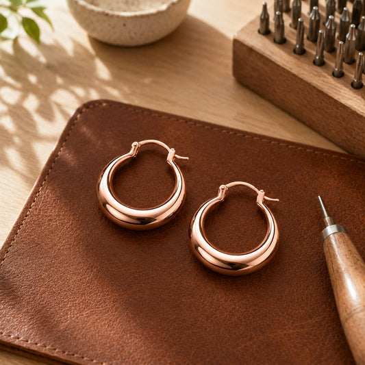 Zarinos's Hoop Copper Earrings