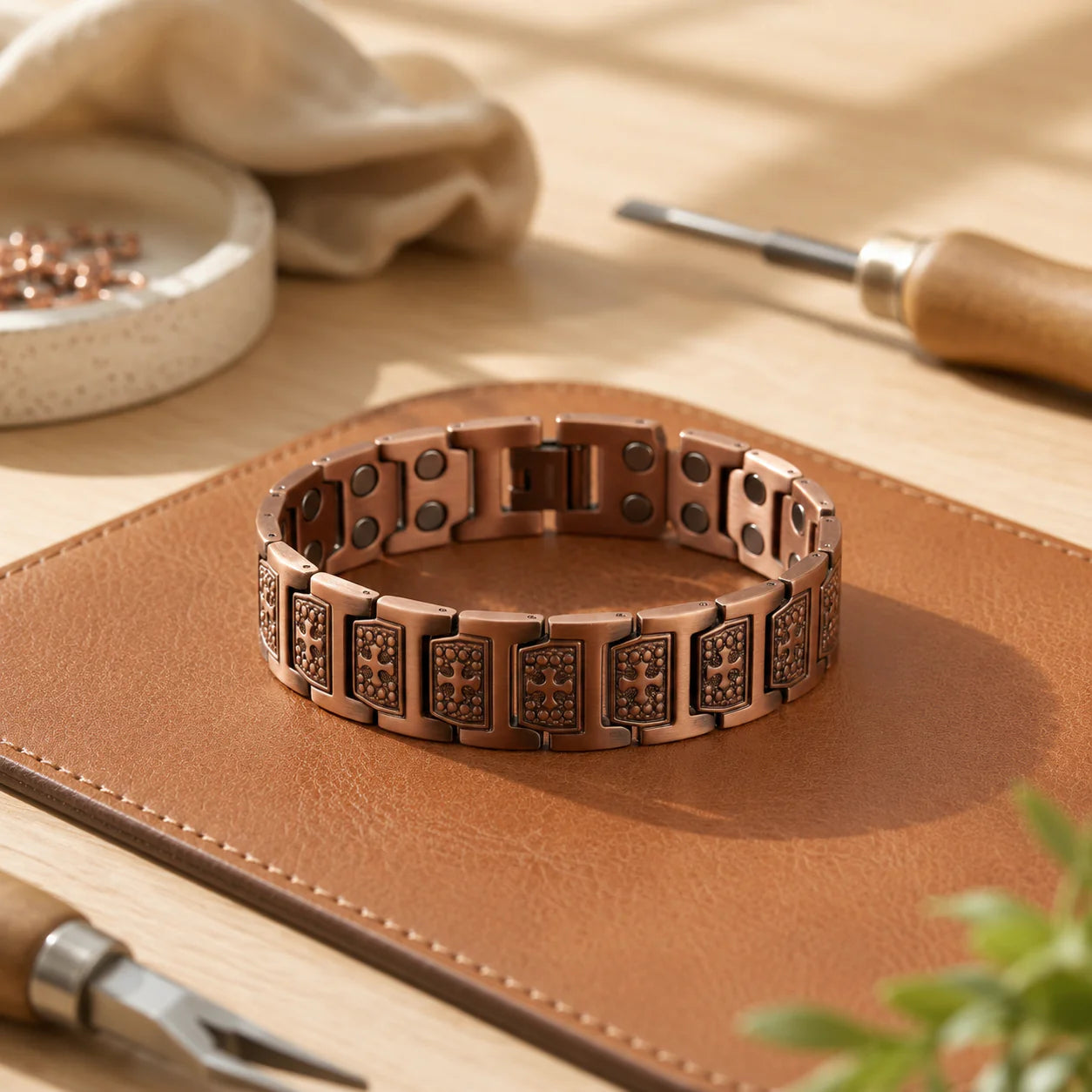 Zarinos's Forde Men's Copper Bracelet