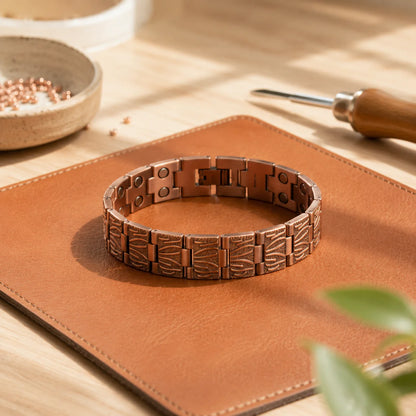 Zarinos's Brogue Men's Copper Bracelet
