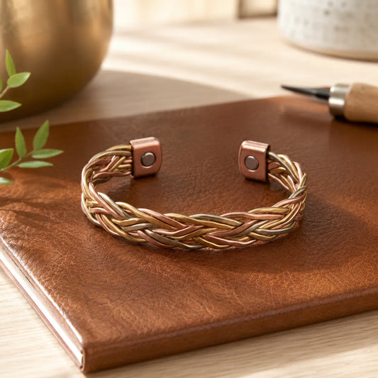 Zarinos's Plait Copper Bracelet
