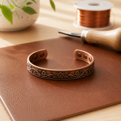 Zarinos's Garland Copper Bracelet