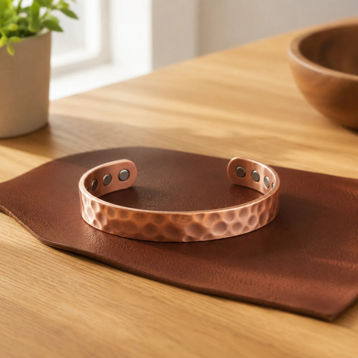 Zarinos's Dimple Copper Bracelet