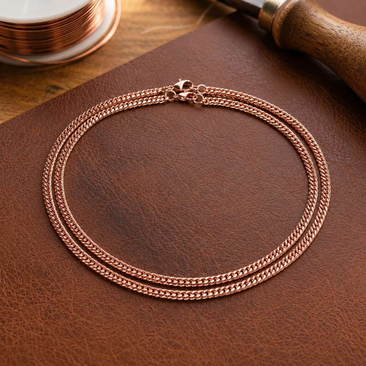 Zarinos's Chain Copper Necklace