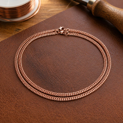 Zarinos's Chain Copper Necklace