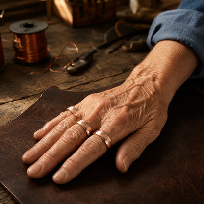 Zarinos's Dint Copper Ring