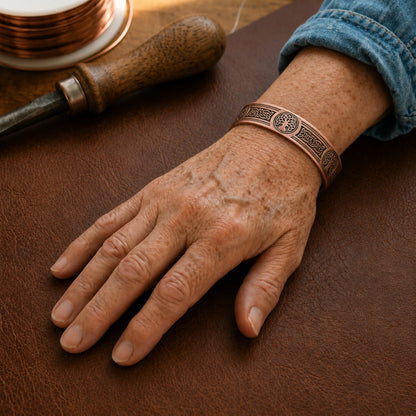 Zarinos's Bough Copper Bracelet