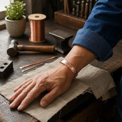 Zarinos's Dimple Copper Bracelet