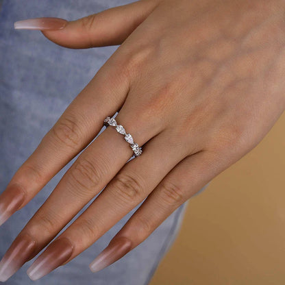 Eternity Pear Cut Wedding Ring