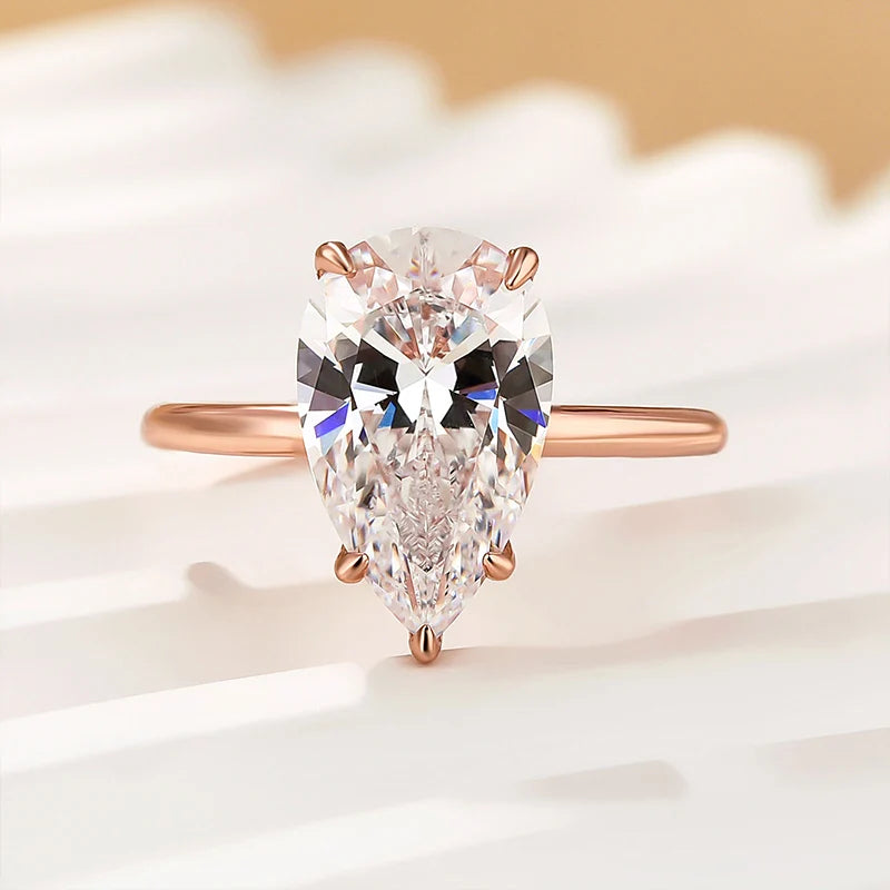 Classic Pear Cut Engagement Ring for Women