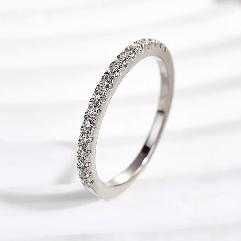 Half Eternity Thin Women's Wedding Band