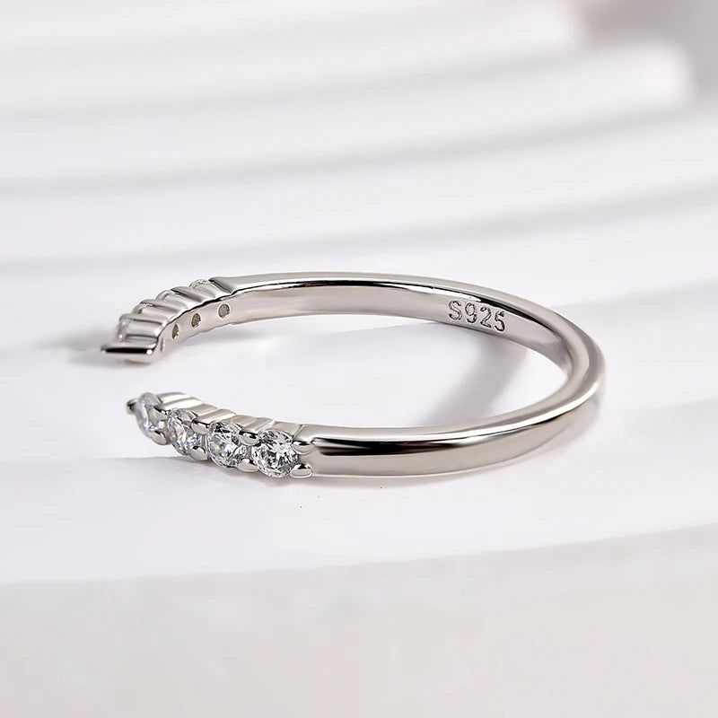 Dainty Open Wedding Ring