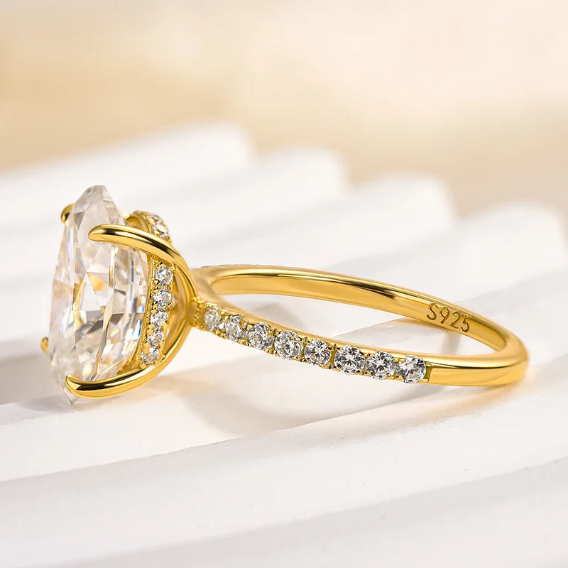Oval Cut Promise Ring For Women
