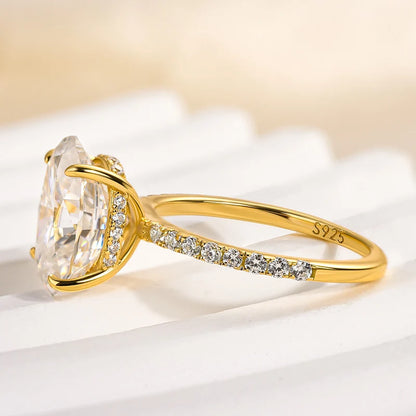 Oval Cut Promise Ring For Women