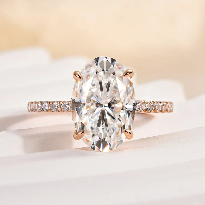 Oval Cut Promise Ring For Women