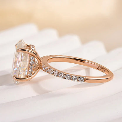 Oval Cut Promise Ring For Women