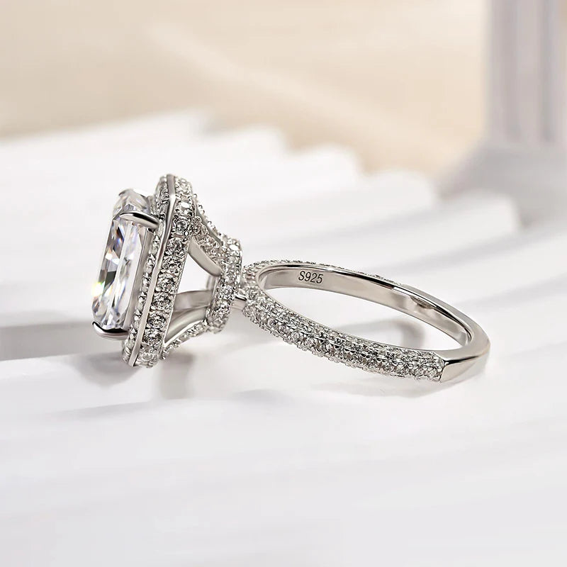 Radiant Cut Vintage Ring For Everyday Wear