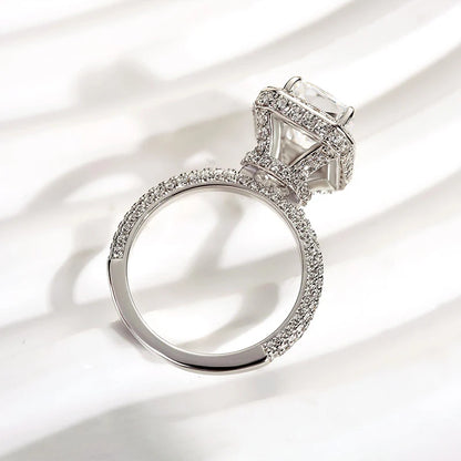 Radiant Cut Vintage Ring For Everyday Wear