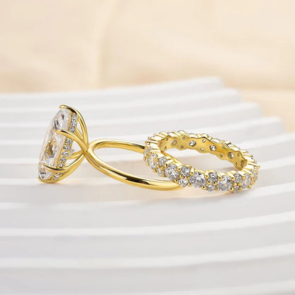 Marquise Cut Bridal Ring Set