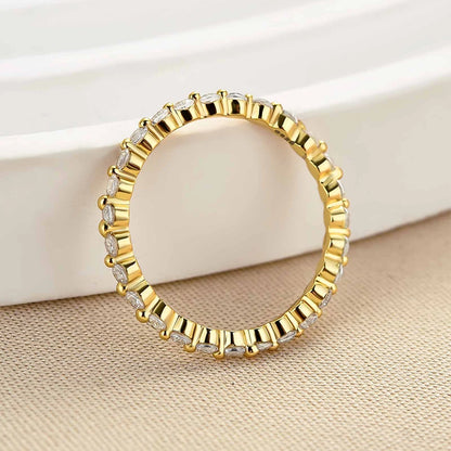 Round Cut Full Eternity Classic Ring