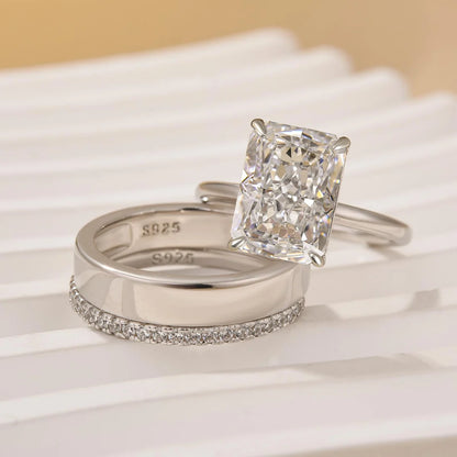 Radiant Cut 3PC Classic Wedding Set