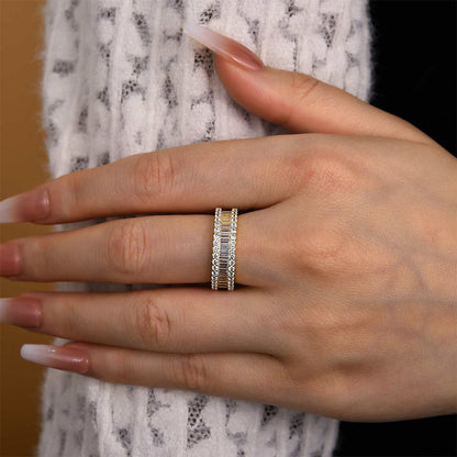 Emerald Cut Women's Wedding Ring