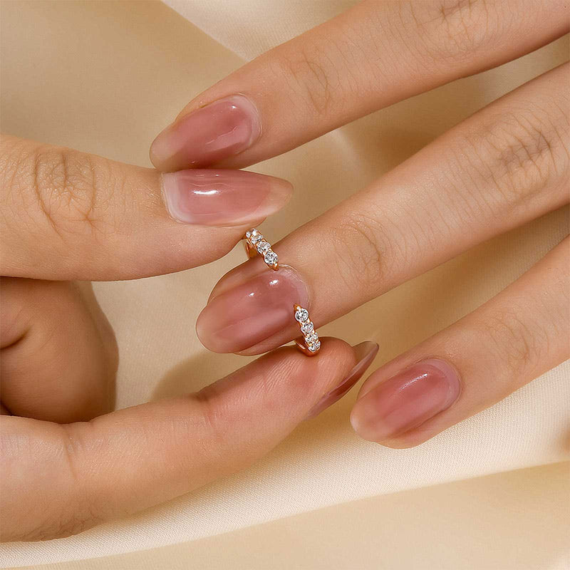 Dainty Open Wedding Ring