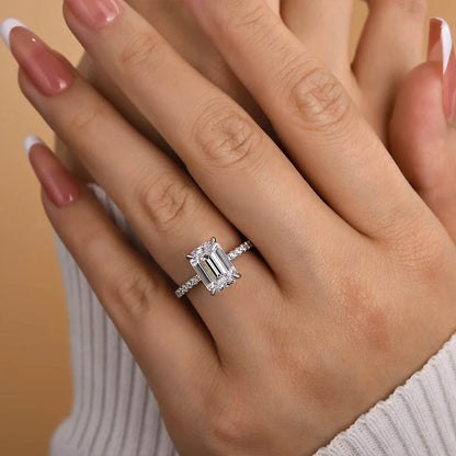 Classic Emerald Cut Engagement Ring
